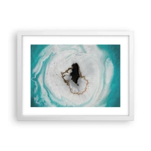 Plakát v bílém rámu - Proniknout dovnitř - 40x30 cm