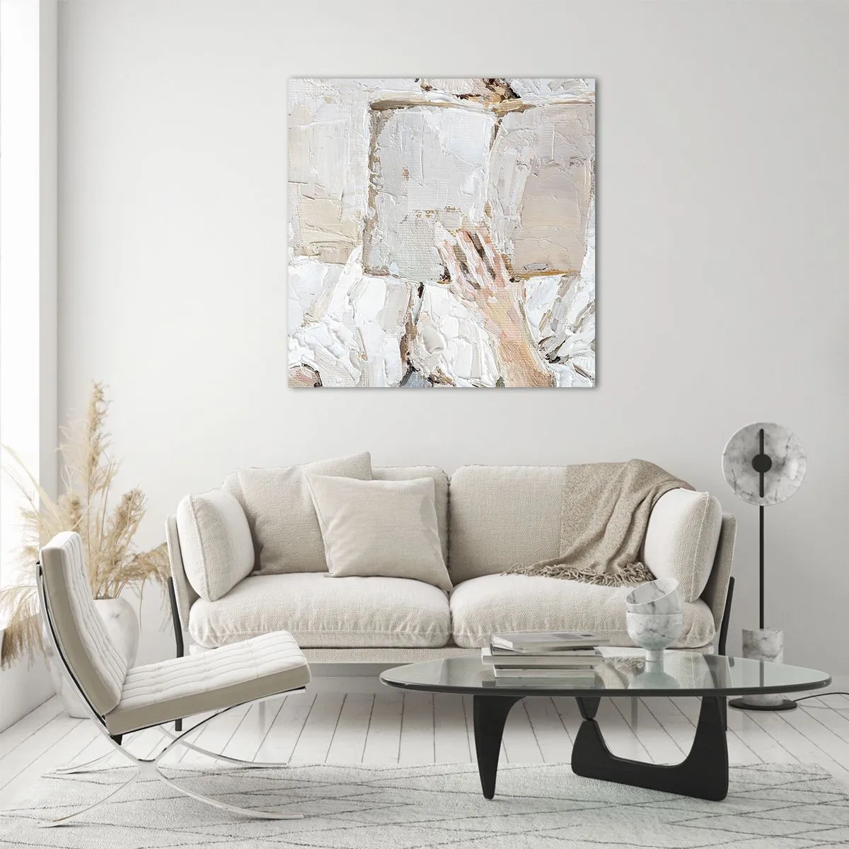 Obraz na skle - V jiném světě - 50x50 cm