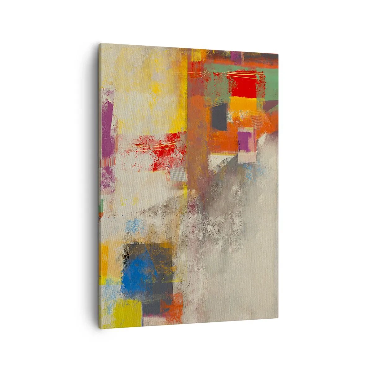 Obraz na plátně - Geometrie barev - 50x70 cm