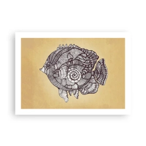 Plakát - Z oceánu ornamentů - 70x50 cm