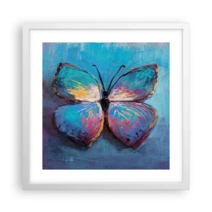 Plakát v bílém rámu - V celé své kráse - 40x40 cm