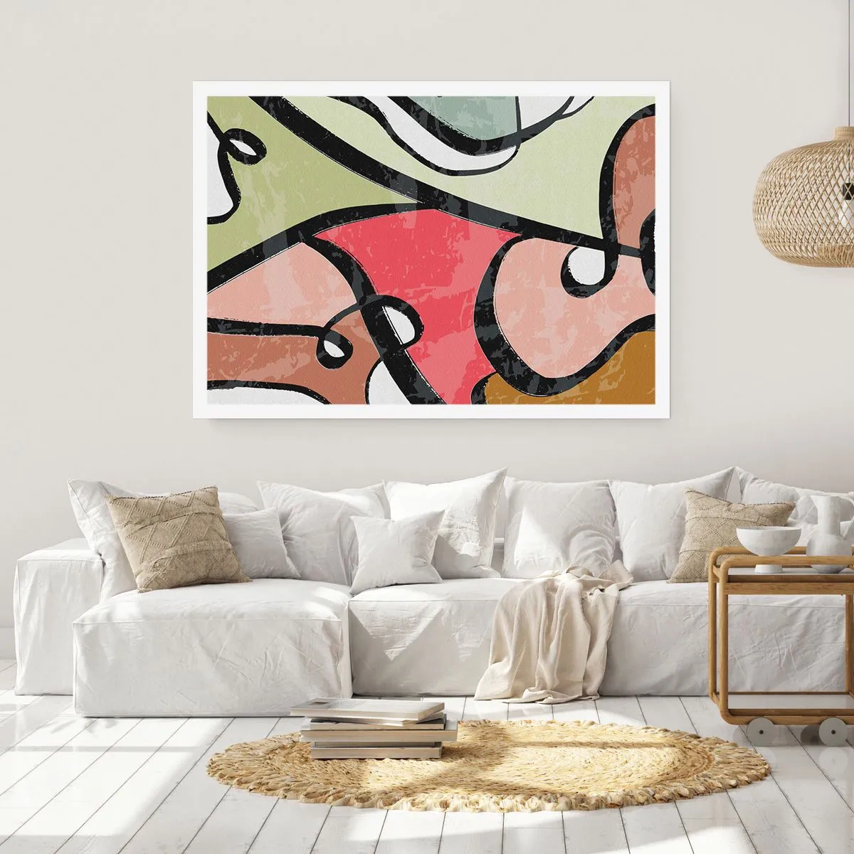 Plakát - Piruety uprostřed barev - 91x61 cm