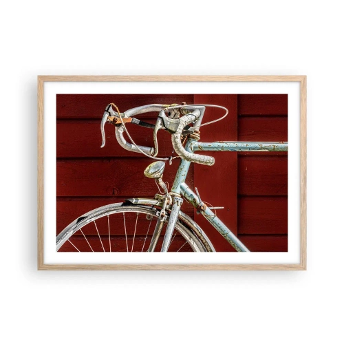 Plakát v rámu světlý dub - Stvořený pro vítězství - 70x50 cm