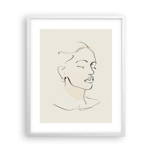 Plakát v bílém rámu - Výrazným tahem - 40x50 cm