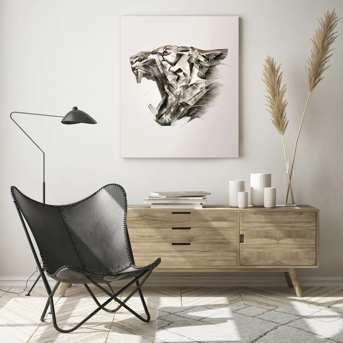 Obraz na skle - Už víš, kdo vládne - 70x100 cm