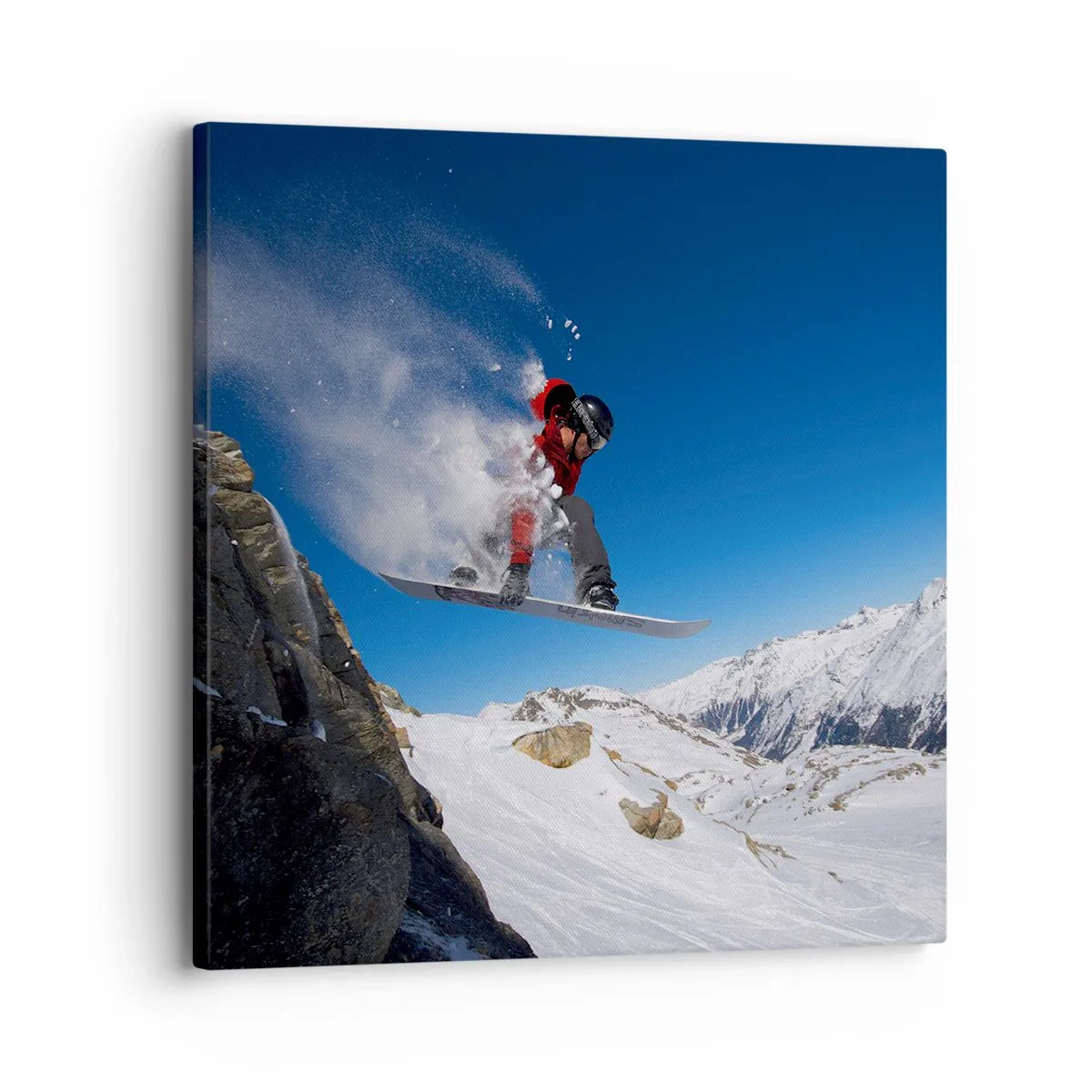 Obraz na plátně - A stal ses součástí prostoru - 30x30 cm