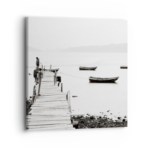 Obraz na plátně - U tiché a čisté vody - 40x40 cm