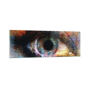 Obraz na skle - Lze se podívat do duše - 90x30 cm