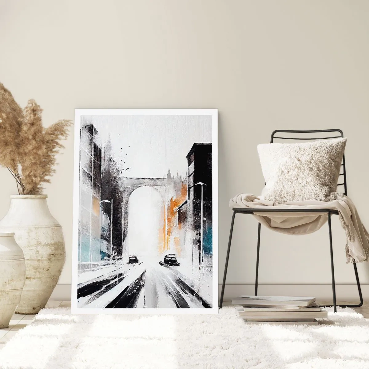 Plakát - Studie města: architektura a pohyb - 61x91 cm