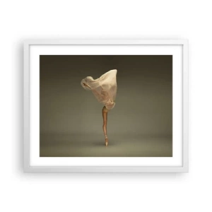 Plakát v bílém rámu - Hned poletí - 50x40 cm