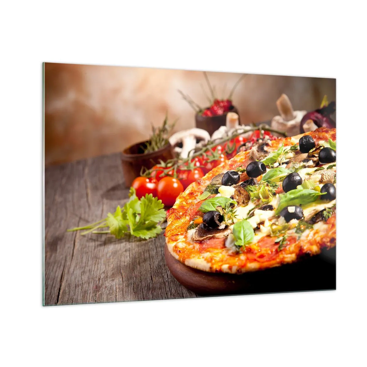 Obraz na skle - Z telurických složek - 100x70 cm