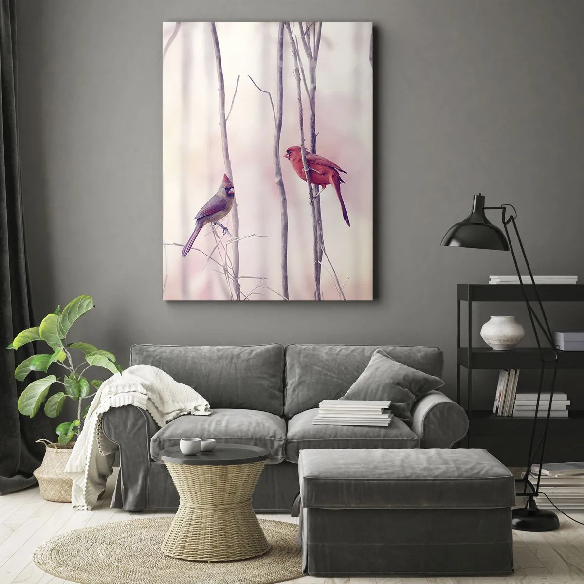 Obraz na plátně - Příběh růžového lesa - 50x70 cm