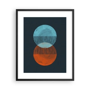 Plakát v černém rámu - Astronomická fantazie - 40x50 cm