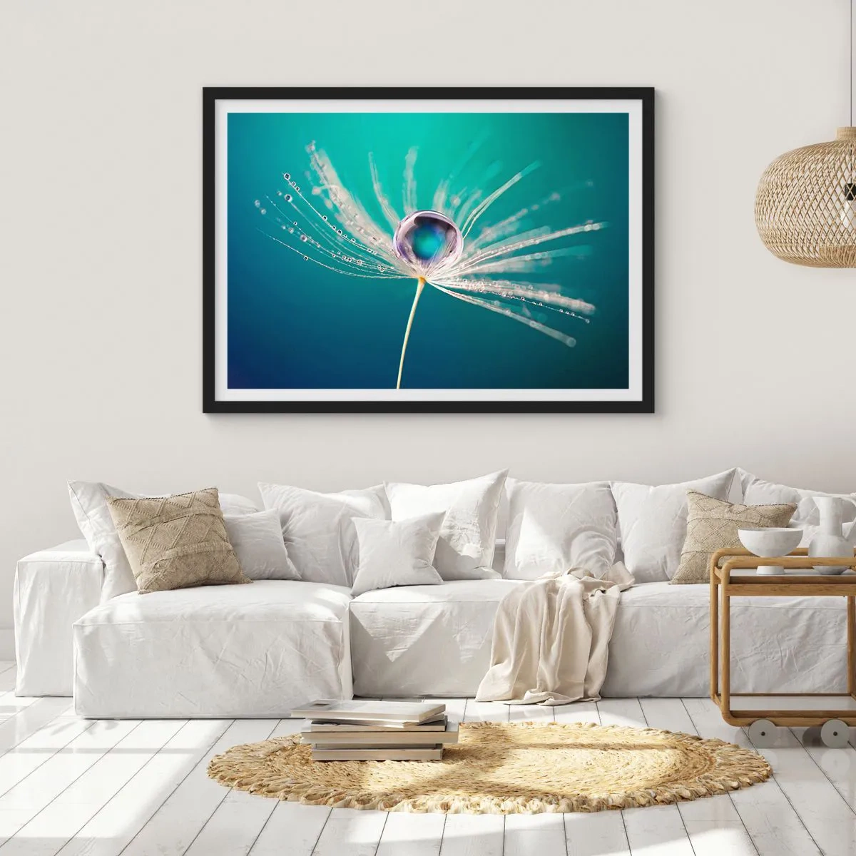 Plakát v černém rámu - Mystický okamžik - 70x50 cm