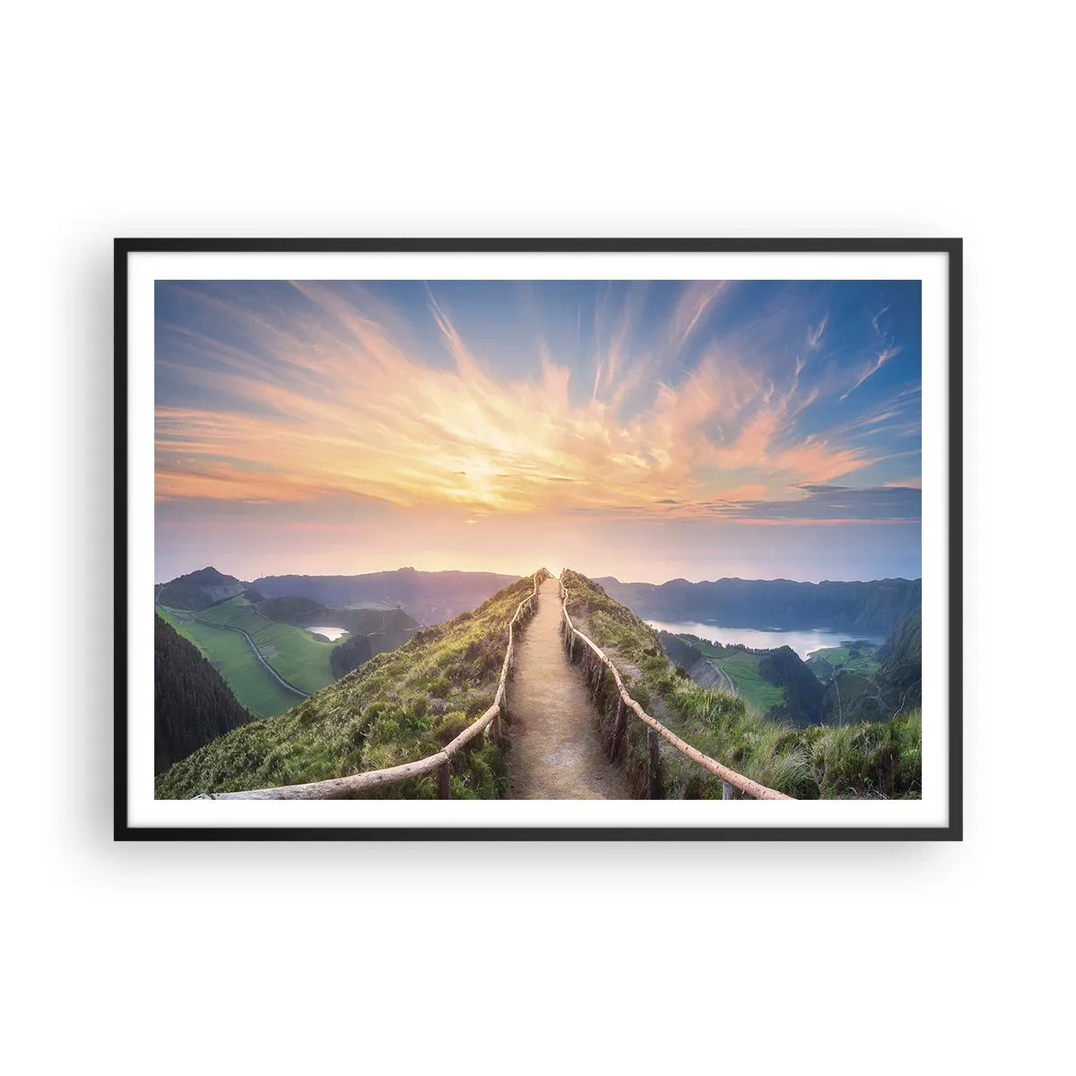 Plakát v černém rámu - Blízko nebe - 100x70 cm