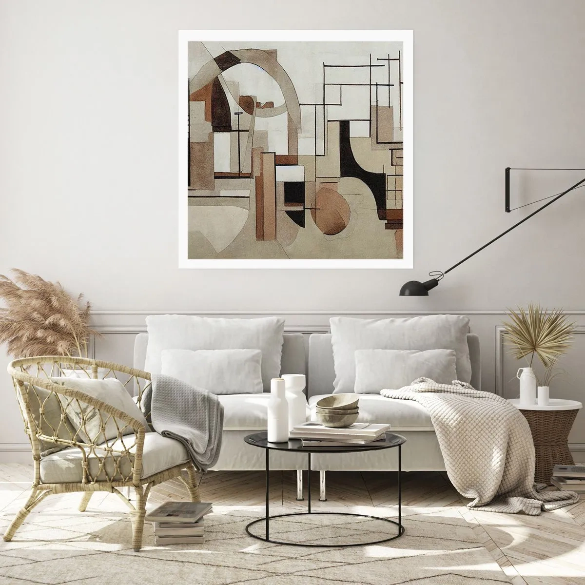 Plakát - Městská krajina 2.0 - 30x30 cm