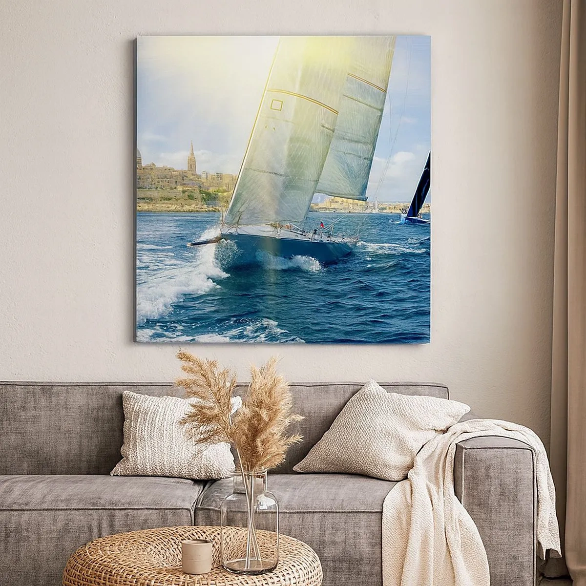 Obraz na plátně - Čas odjet z města - 30x30 cm