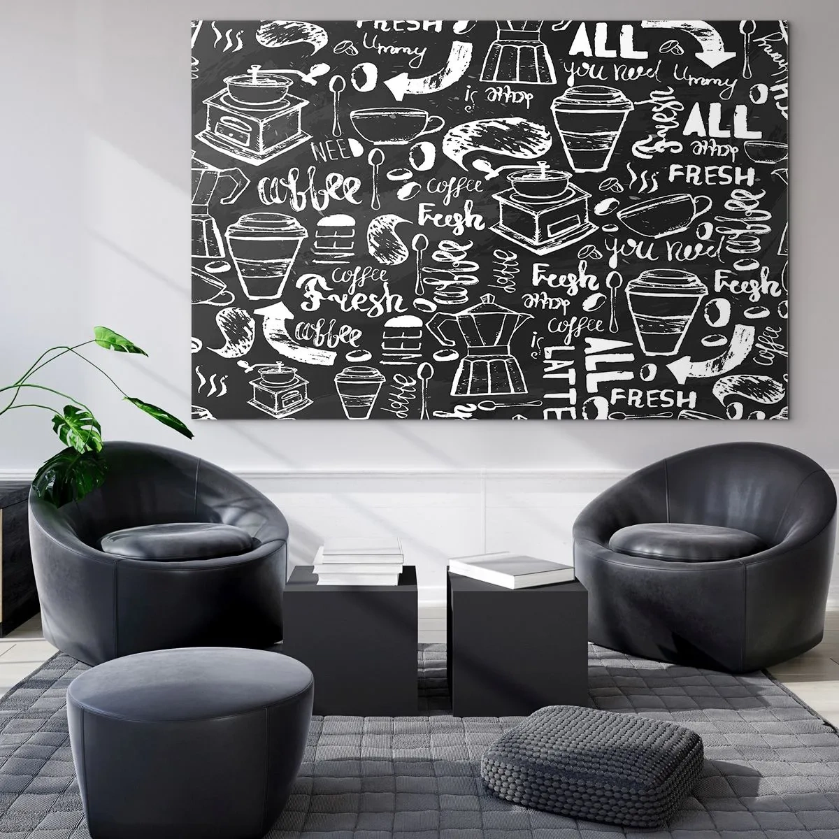 Obraz na skle - All you need is… - 120x80 cm