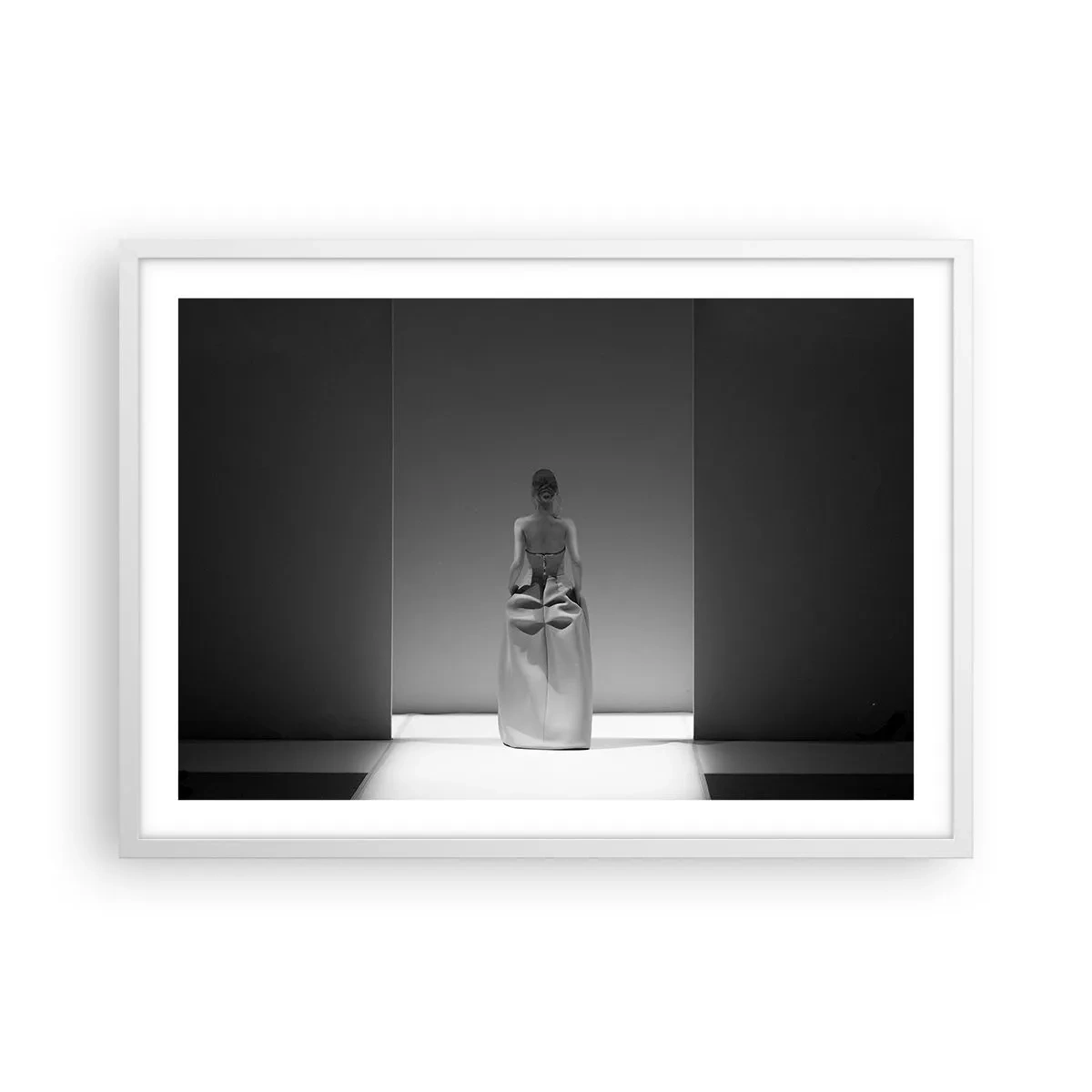 Plakát v bílém rámu - Rafinovaná jednoduchost - 70x50 cm