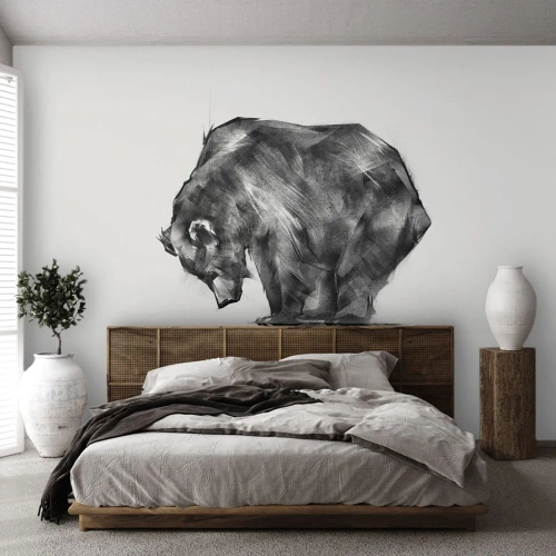Fototapeta Samolepicí Deluxe Sticker - Je příjemné se sekat s někým blízkým - Abstrakce, Lední medvěd, Příroda - 200x140 cm