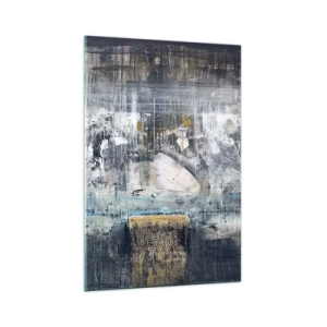 Obraz na skle - Jako na ledě, tak i na hroudě - 70x100 cm