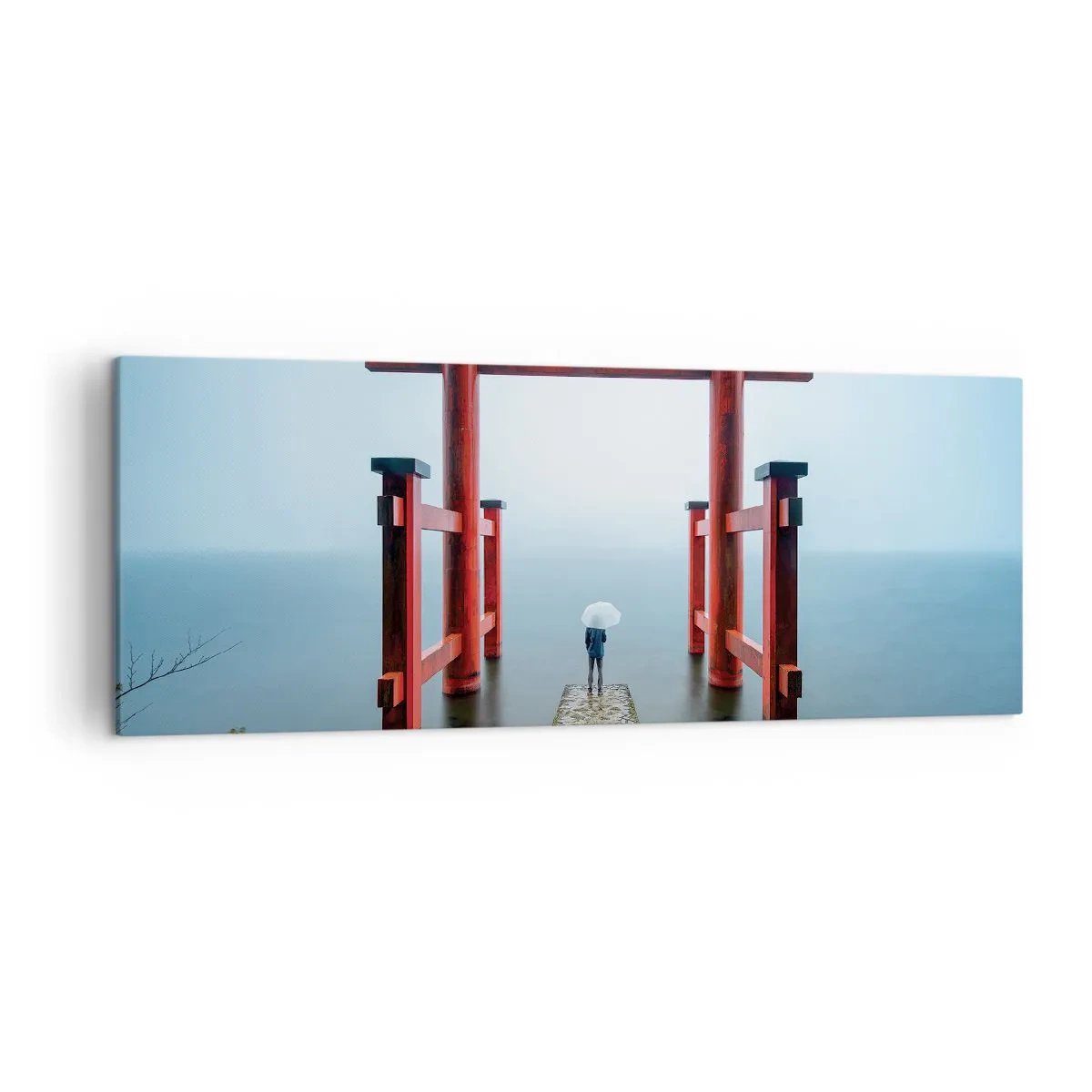 Obraz na plátně - Japonské zamyšlení - 140x50 cm