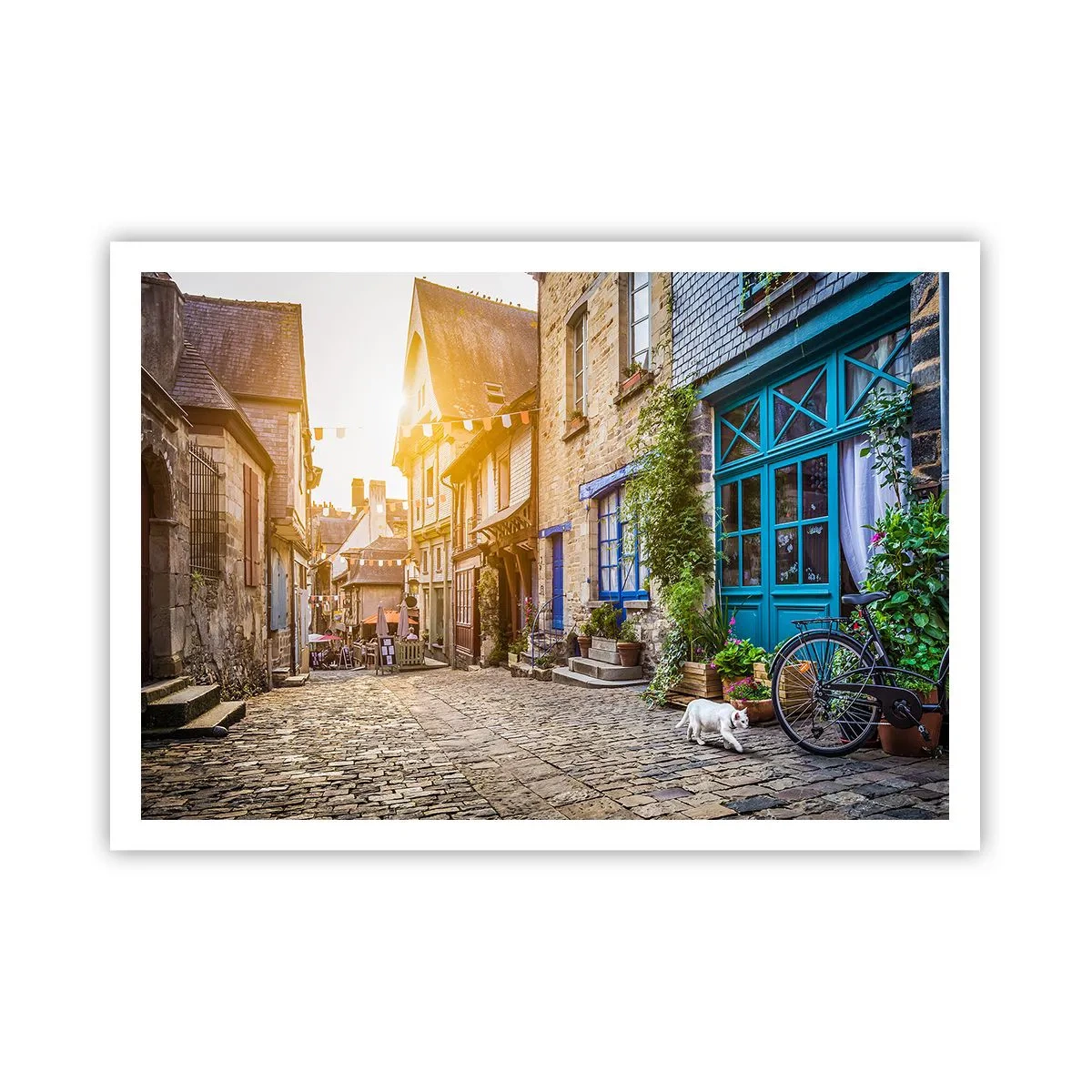 Plakát - Bílý duch městečka - 100x70 cm