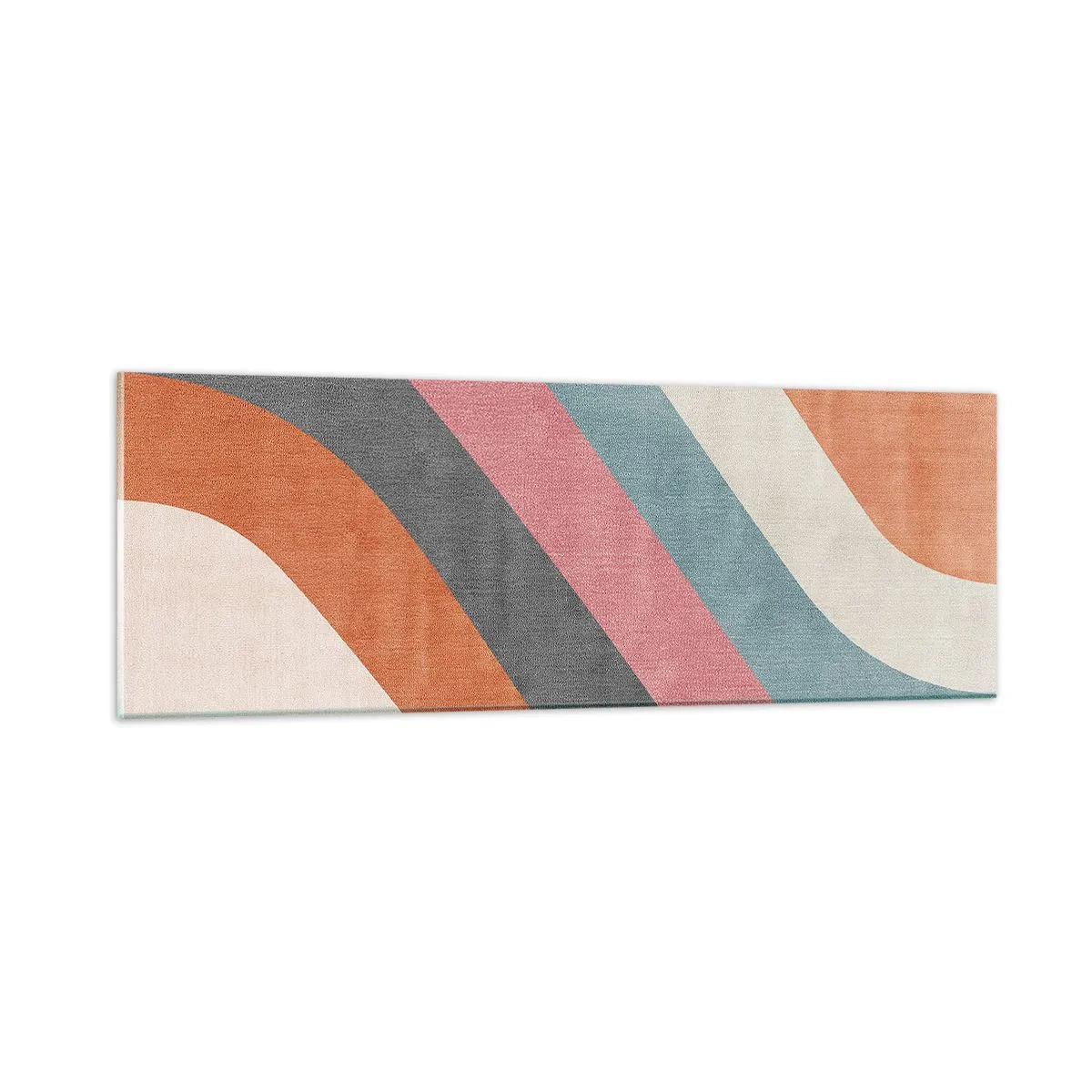 Obraz na skle - Diagonální kompozice – pohyb - 90x30 cm