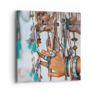 Obraz na plátně - Místní poklady - 40x40 cm