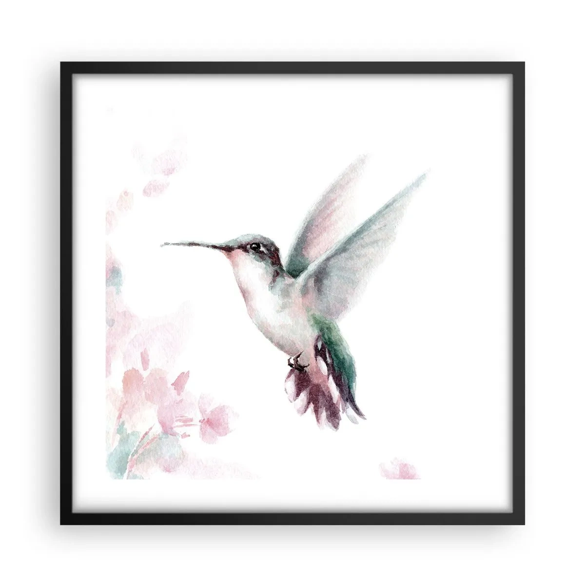 Plakát v černém rámu - Mávání - 50x50 cm