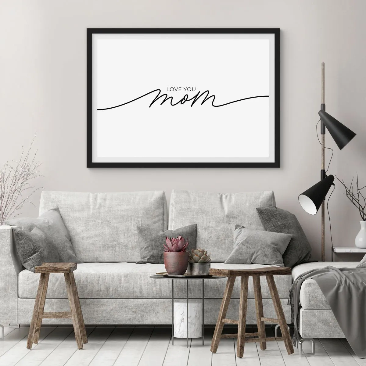 Plakát v černém rámu - Velké emoce - 50x40 cm