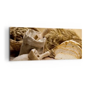 Obraz na plátně - Jako utnout nožem - 100x40 cm