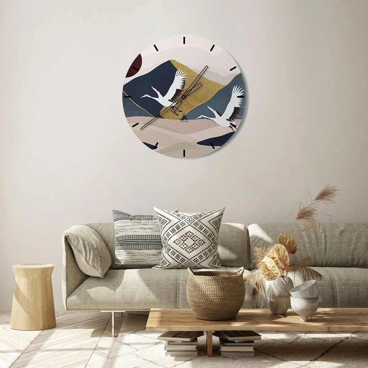 Nástěnné hodiny - Opět uběhl další den - 40x40 cm