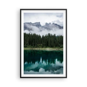 Plakát v černém rámu - Tiše, tiše, neprobuďme spící vodu…. - 61x91 cm