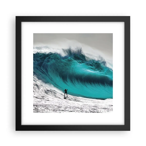 Plakát v černém rámu - Výzva přijata - 30x30 cm