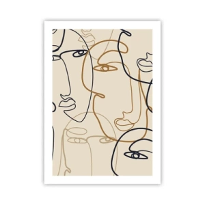 Plakát - Portrét znásobený - 50x70 cm
