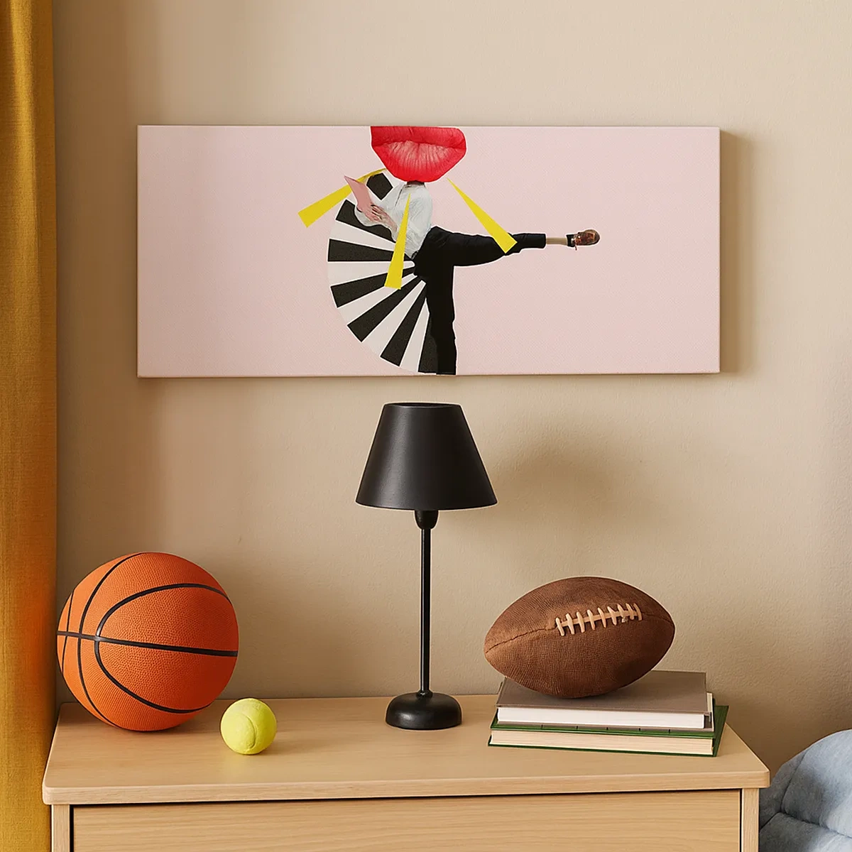 Obraz na plátně - Surrealistický pop-art - 30x30 cm