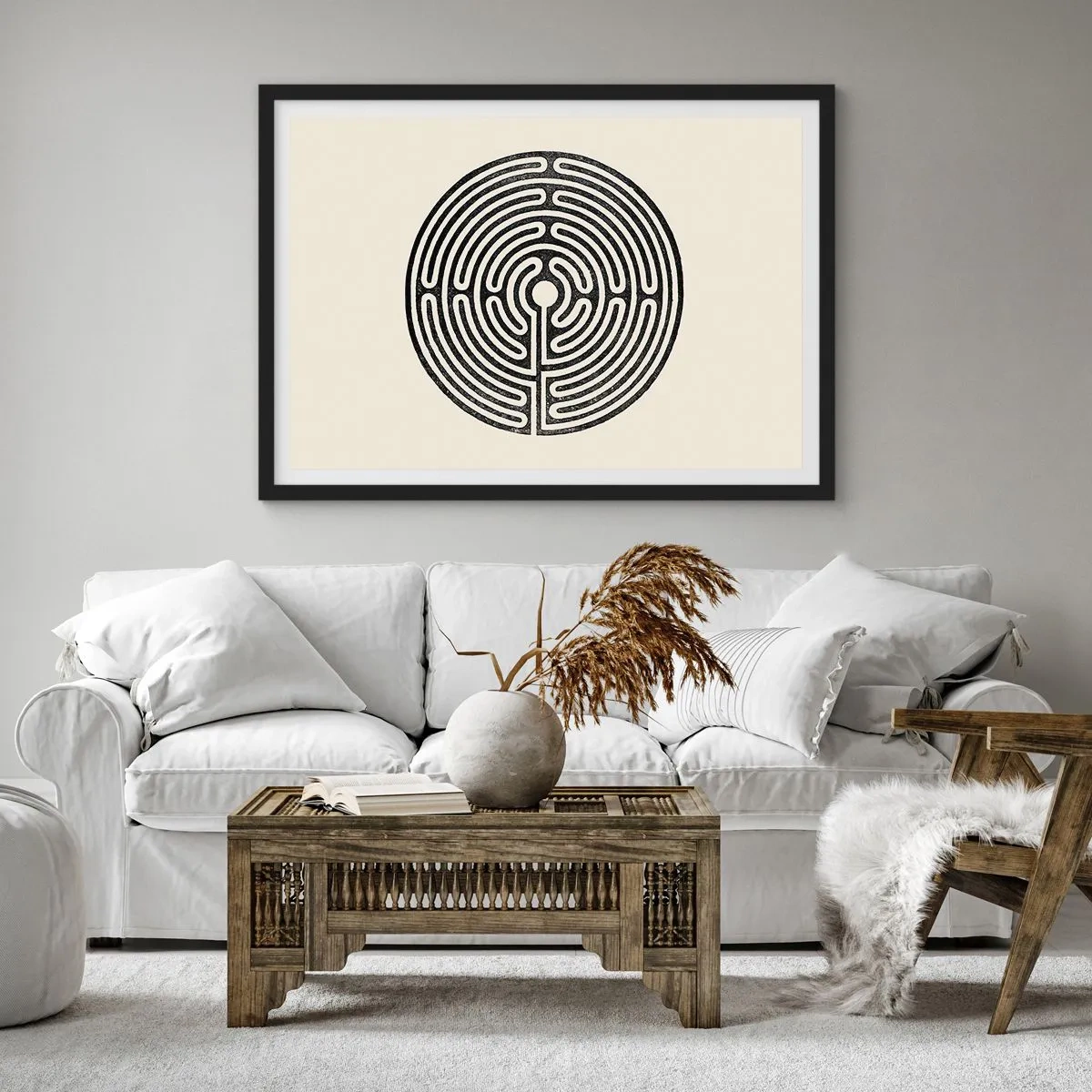 Plakát v černém rámu - Tajemný řád - 70x50 cm