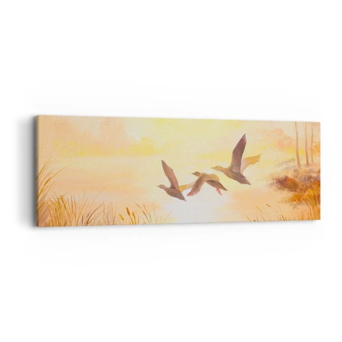 Obraz na plátně - Začátek daleké cesty - 90x30 cm