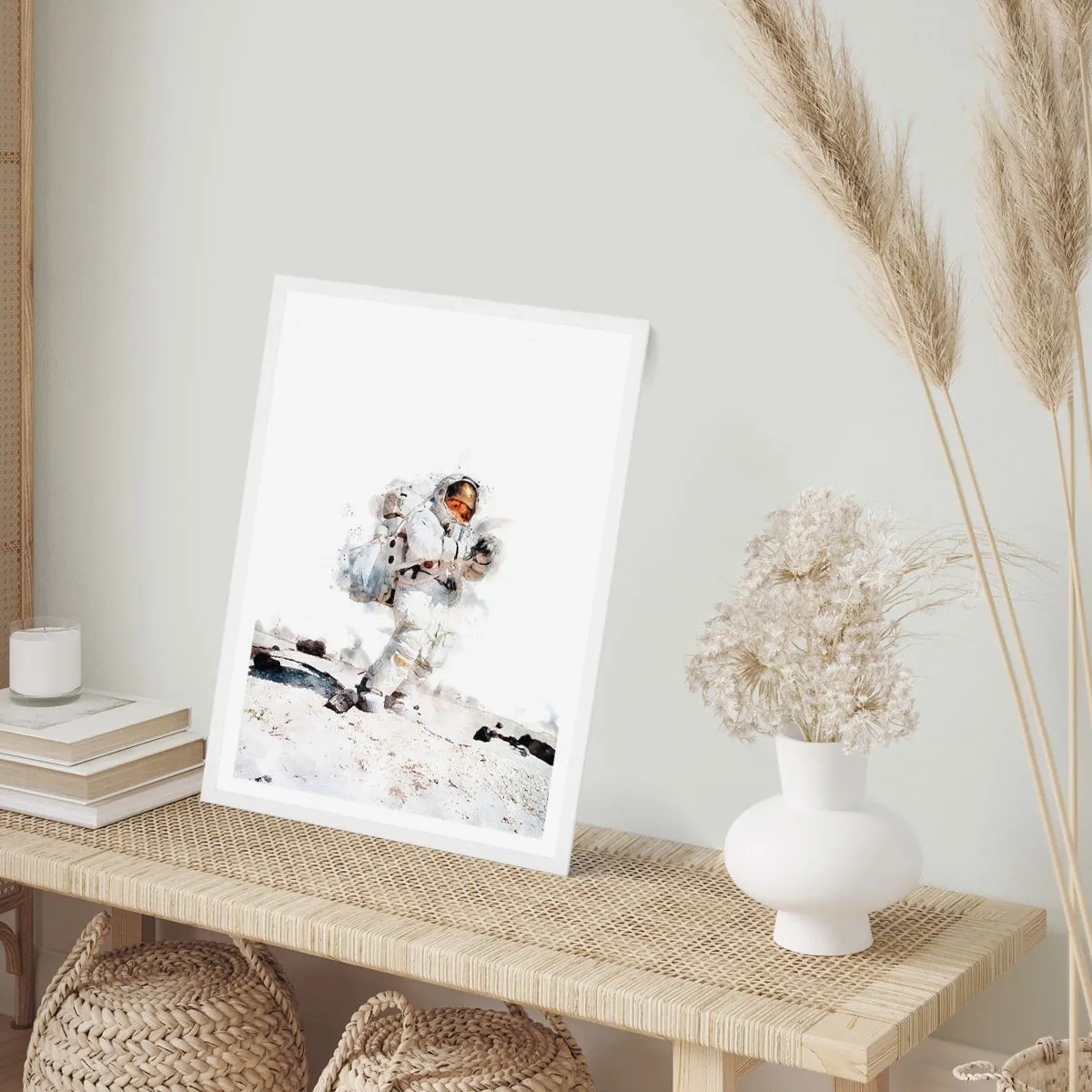 Plakát v bílém rámu - Posel Země - 30x40 cm