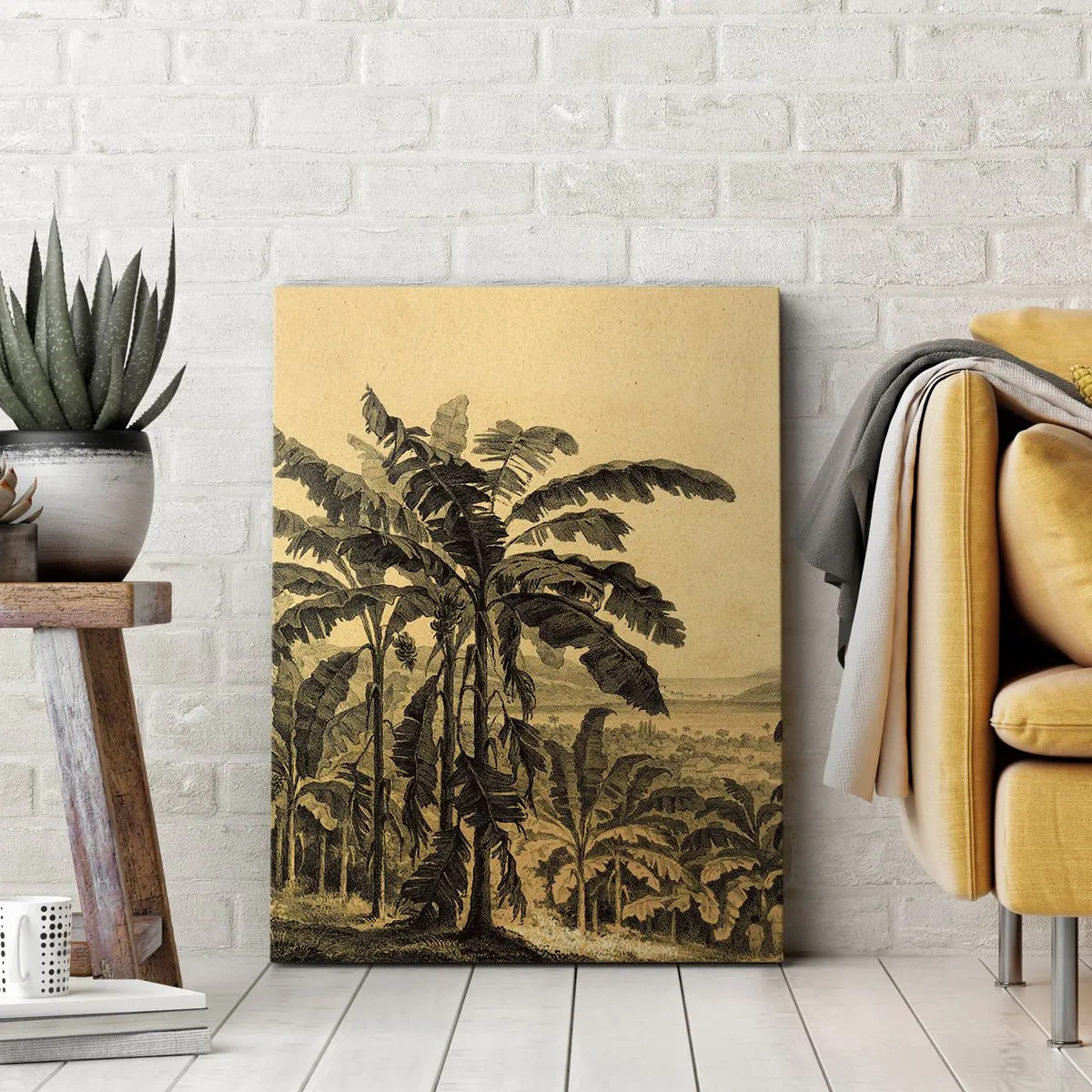 Obraz na plátně - V koloniálním stylu - 55x100 cm