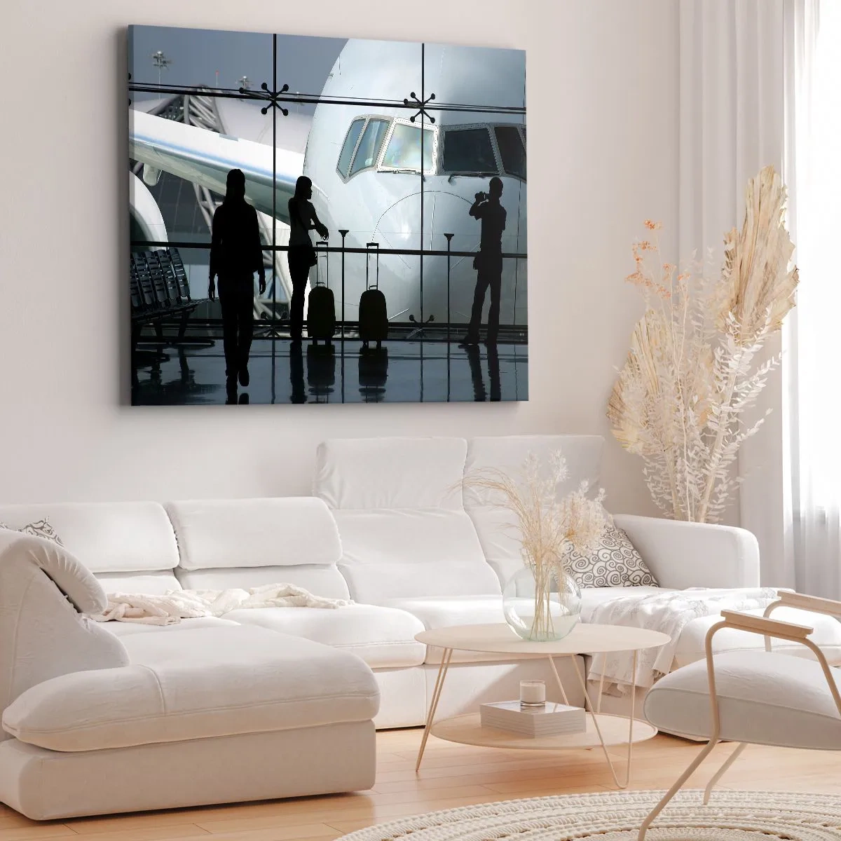 Obraz na plátně - Vis a vis na letišti - 100x70 cm