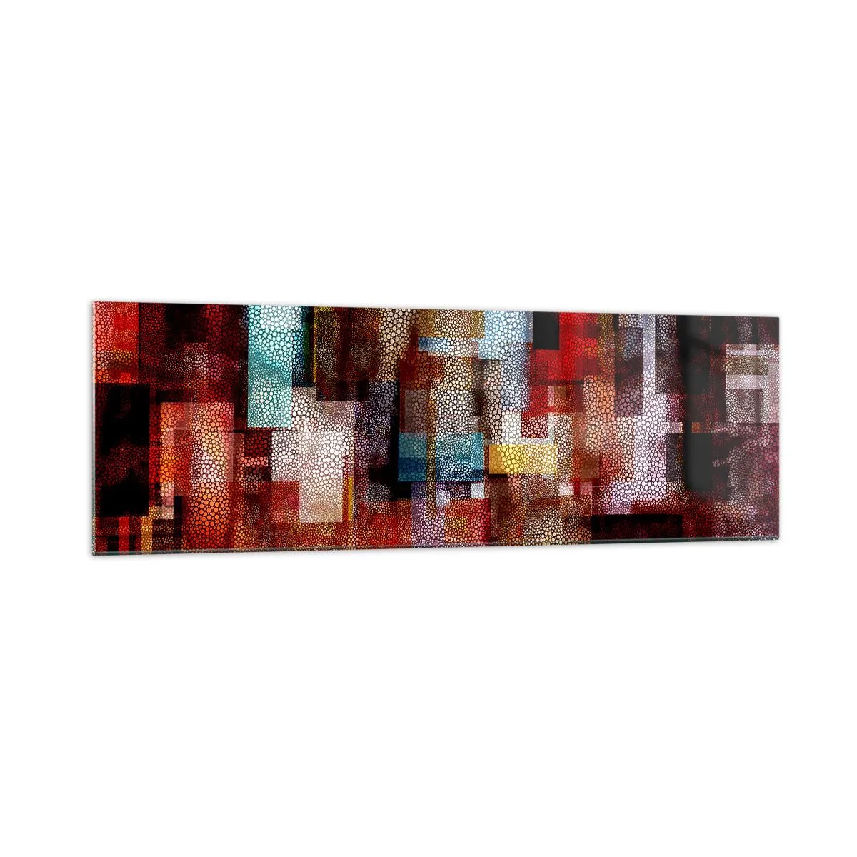Obraz na skle - Chaos a zmatek - 160x50 cm