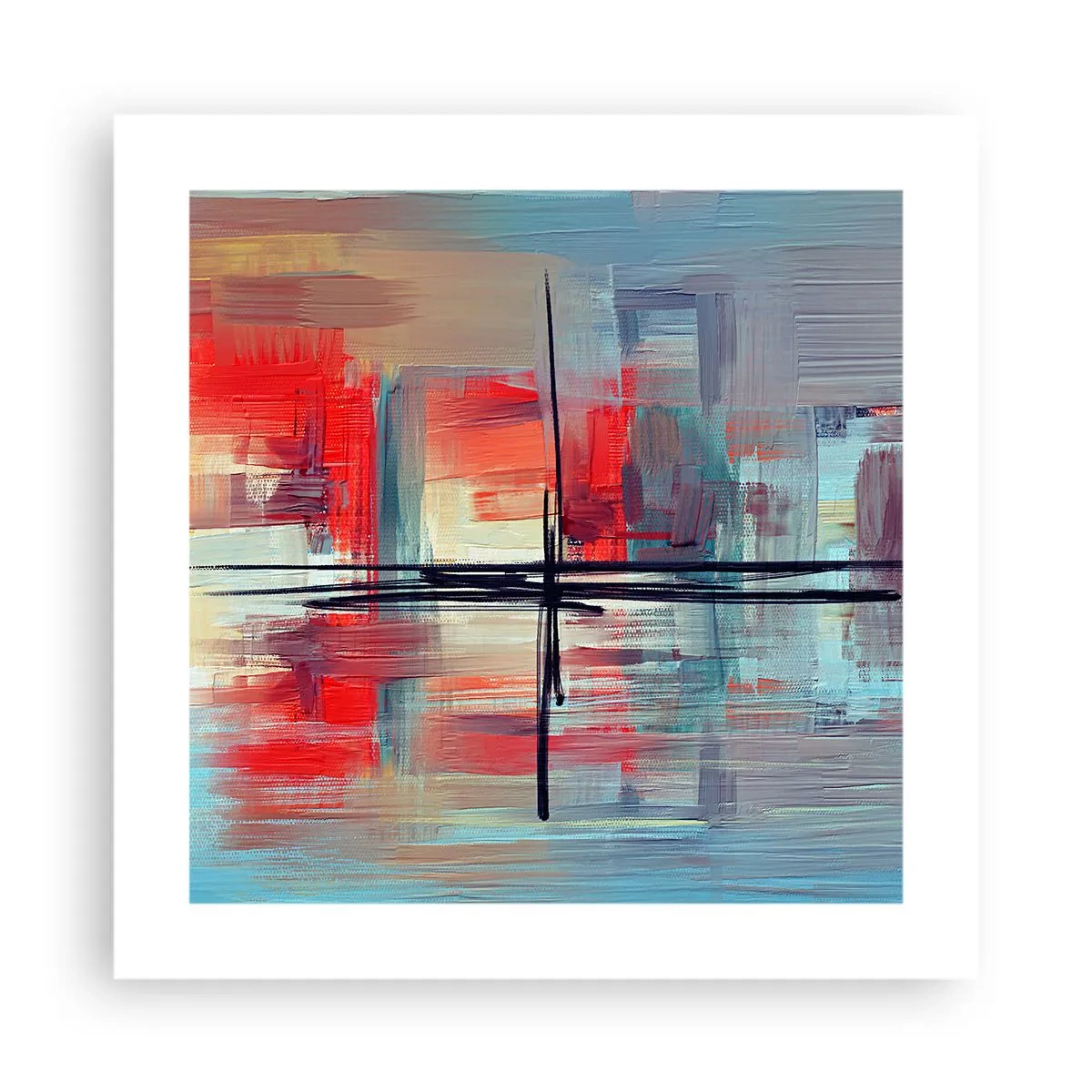 Plakát - Krajina v neznámé dimenzi - 40x40 cm