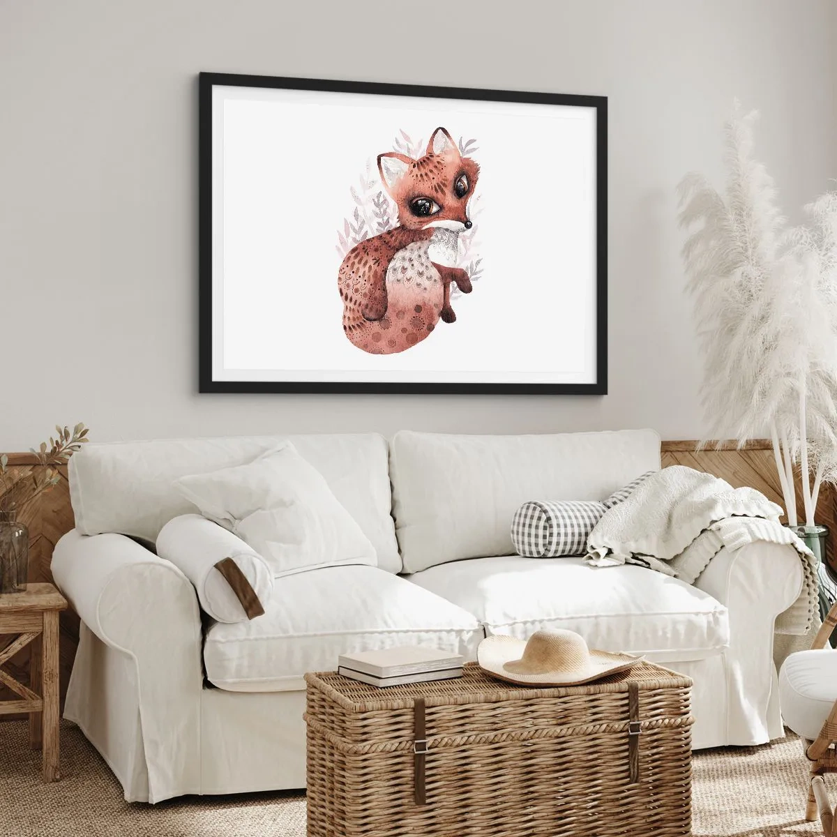 Plakát v černém rámu - Prostě se zamilovat - 70x50 cm