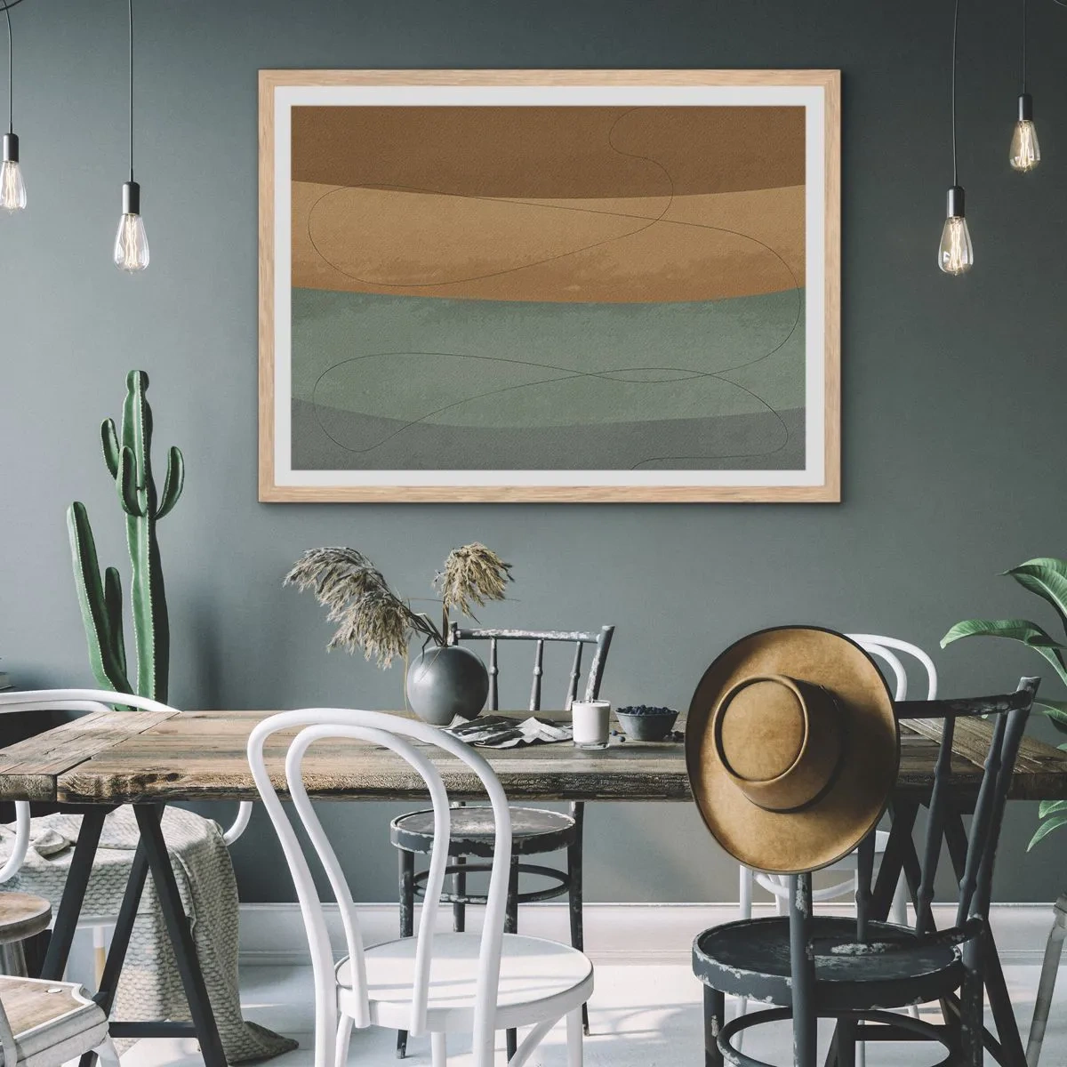 Plakát v rámu světlý dub - Horizontální kompozice - 70x50 cm