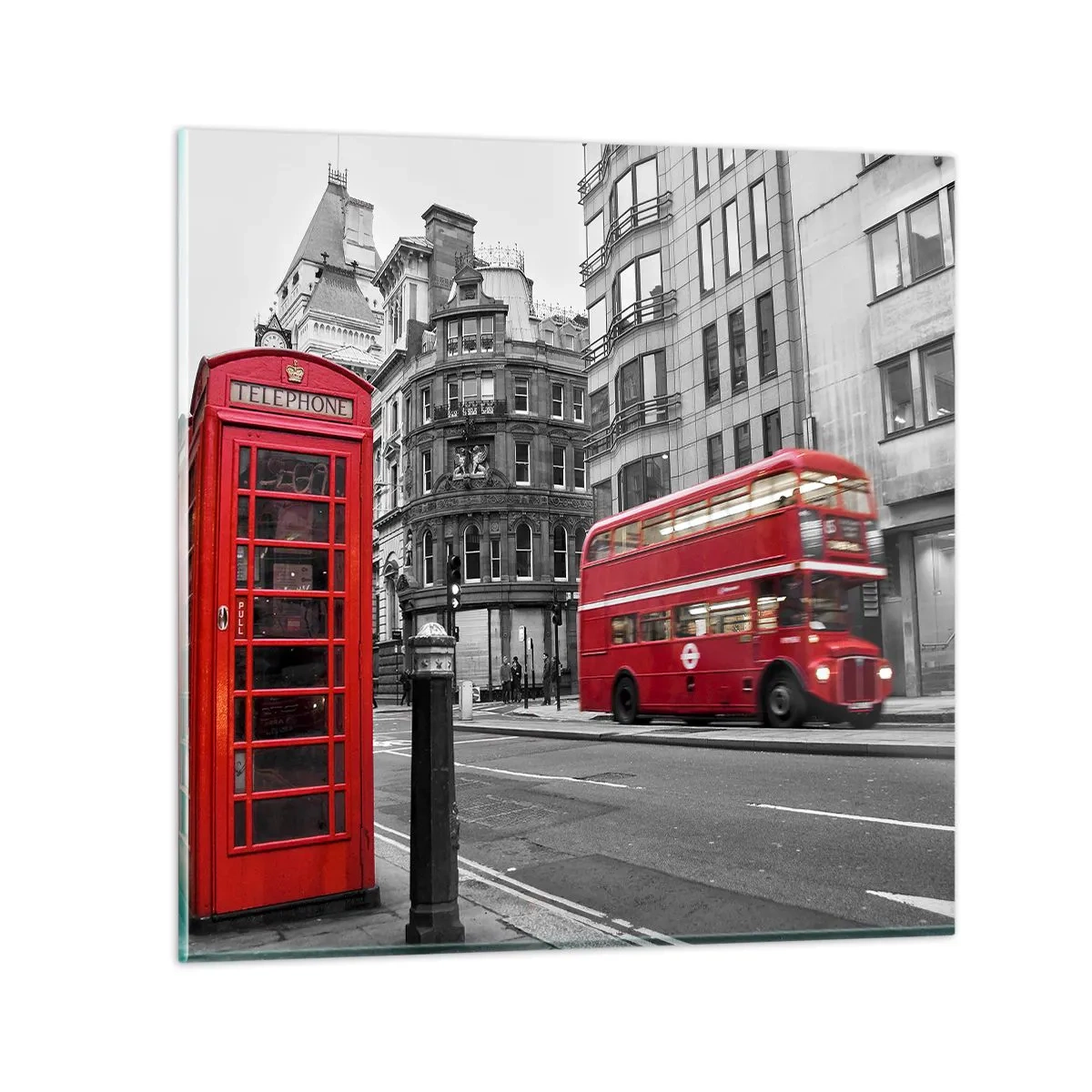 Obraz na skle - Nejčervenější v Evropě - 30x30 cm