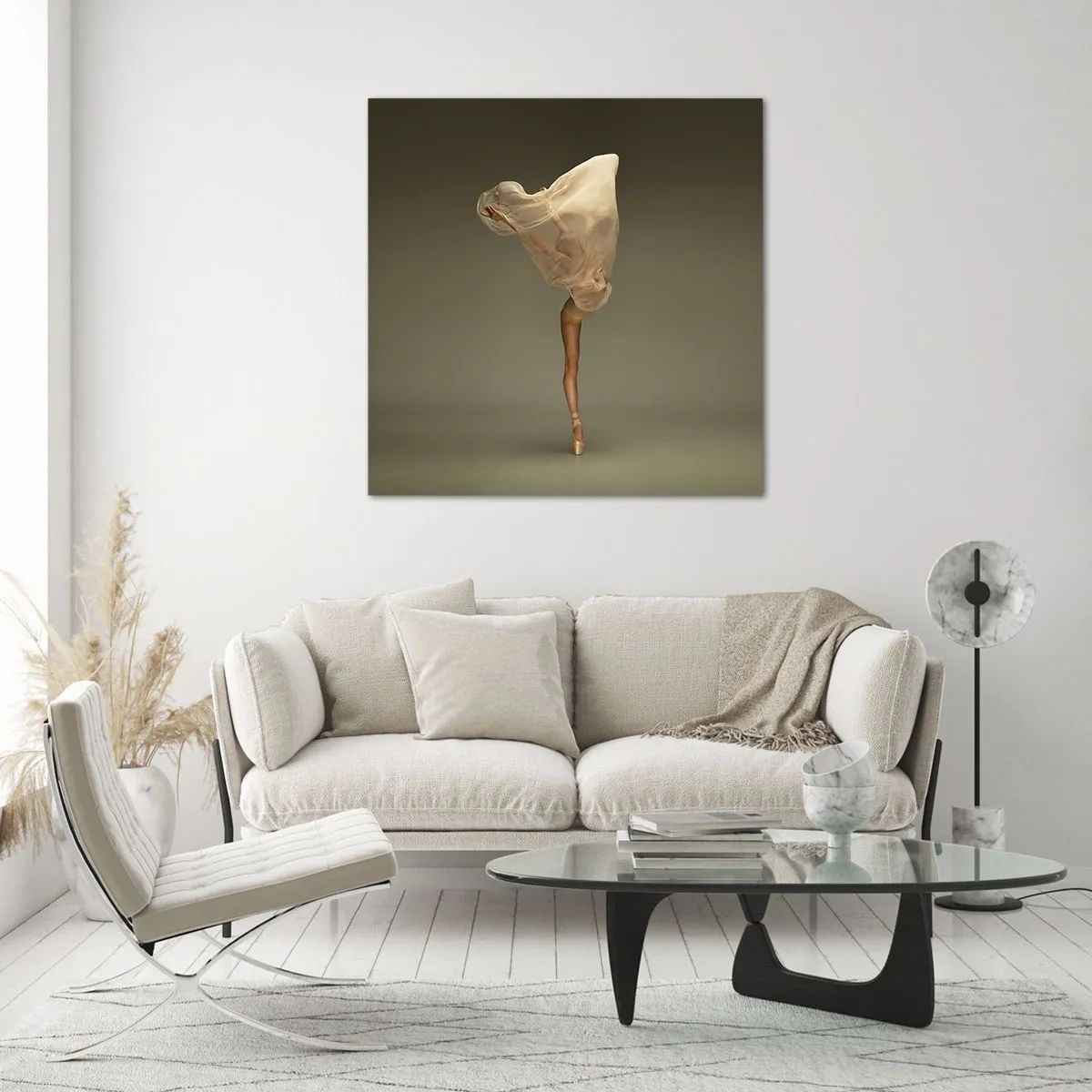 Obraz na skle - Hned poletí - 60x60 cm