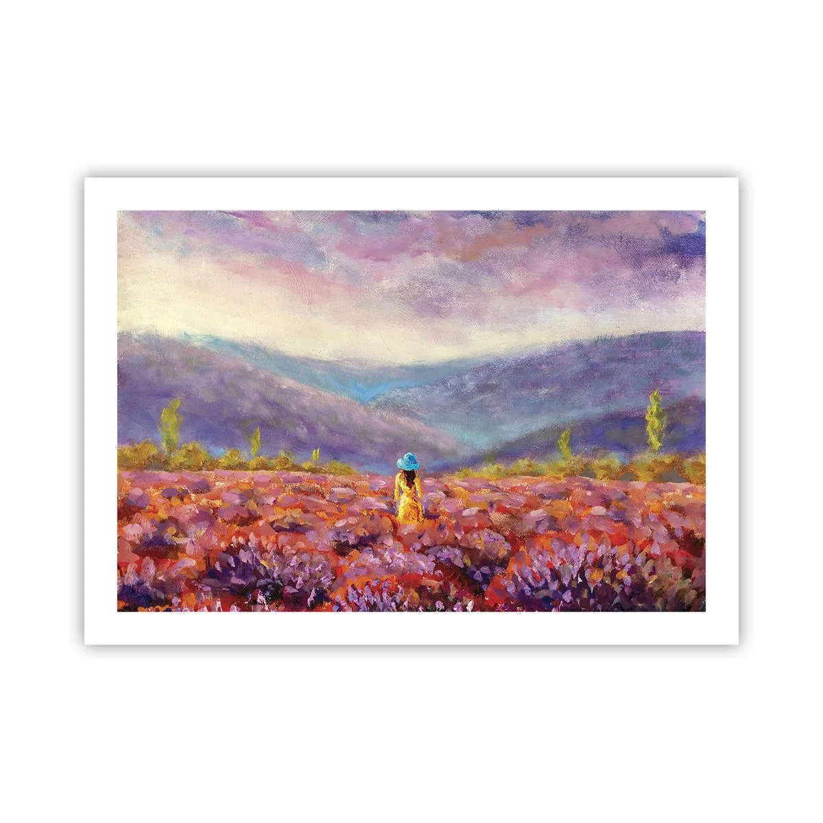 Plakát - V levandulovém světě - 70x50 cm