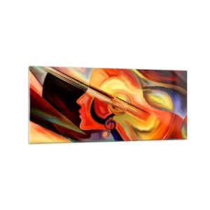 Obraz na skle - Všechno je v pořádku - 120x50 cm